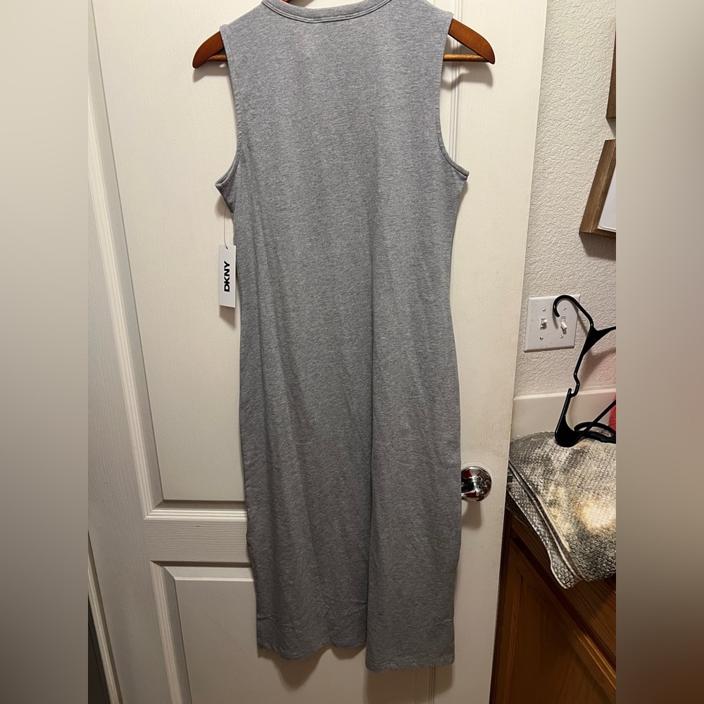 DKNY Gray Sleeveless Dress - Picture 2 of 5